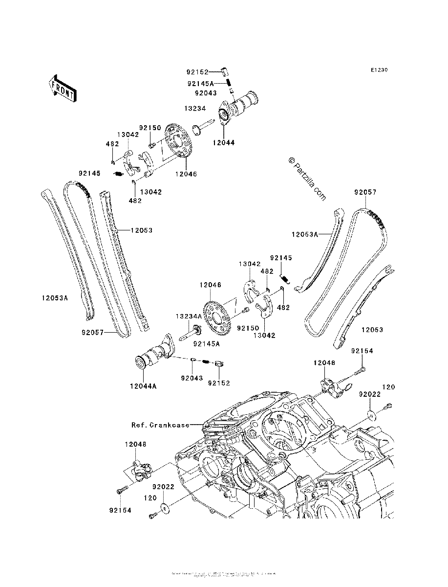 Diagrama de CAMSHAFT S TENSIONER