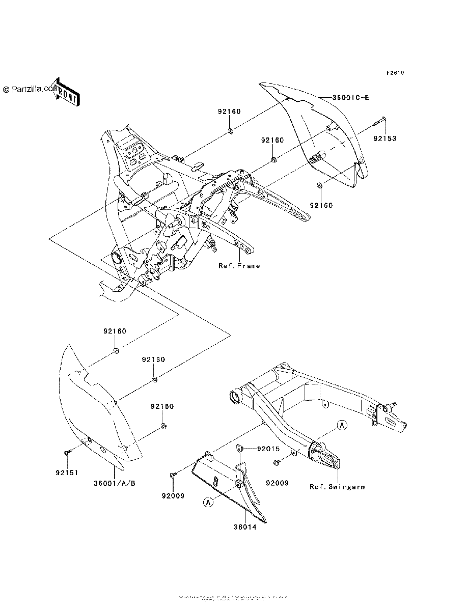 Diagrama de SIDE COVERS CHAIN COVER