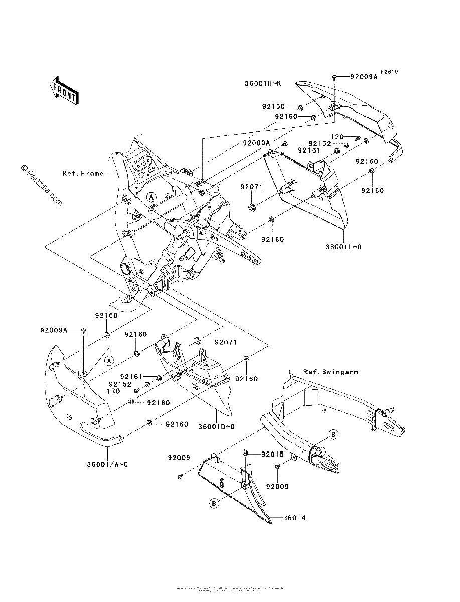 Diagrama de SIDE COVERS CHAIN COVER