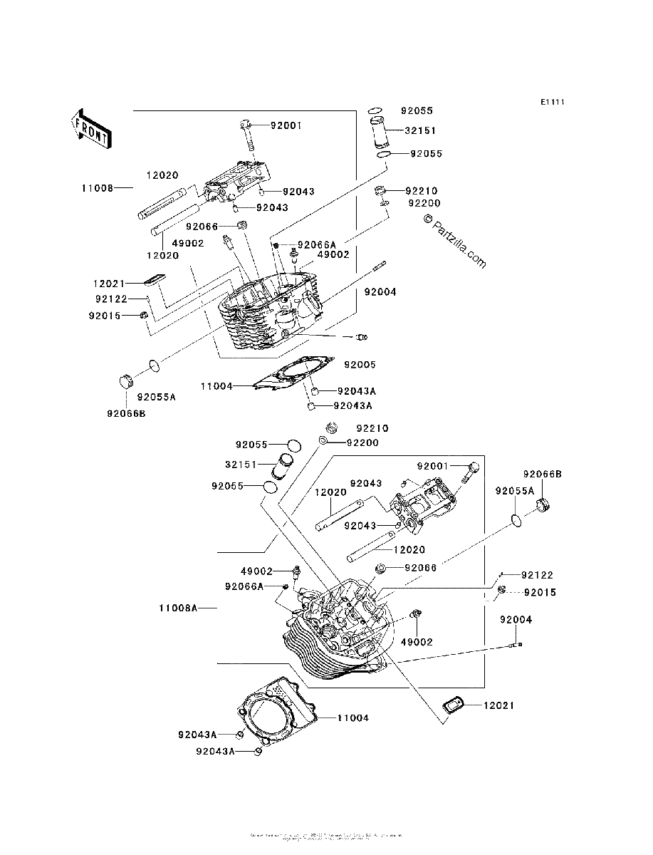 Diagrama de CYLINDER HEAD