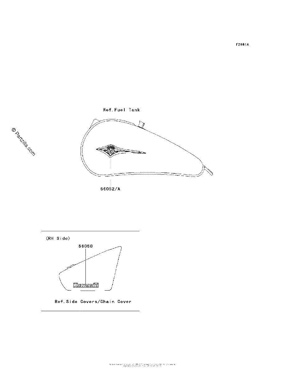 Diagrama de DECALS BCF BDF