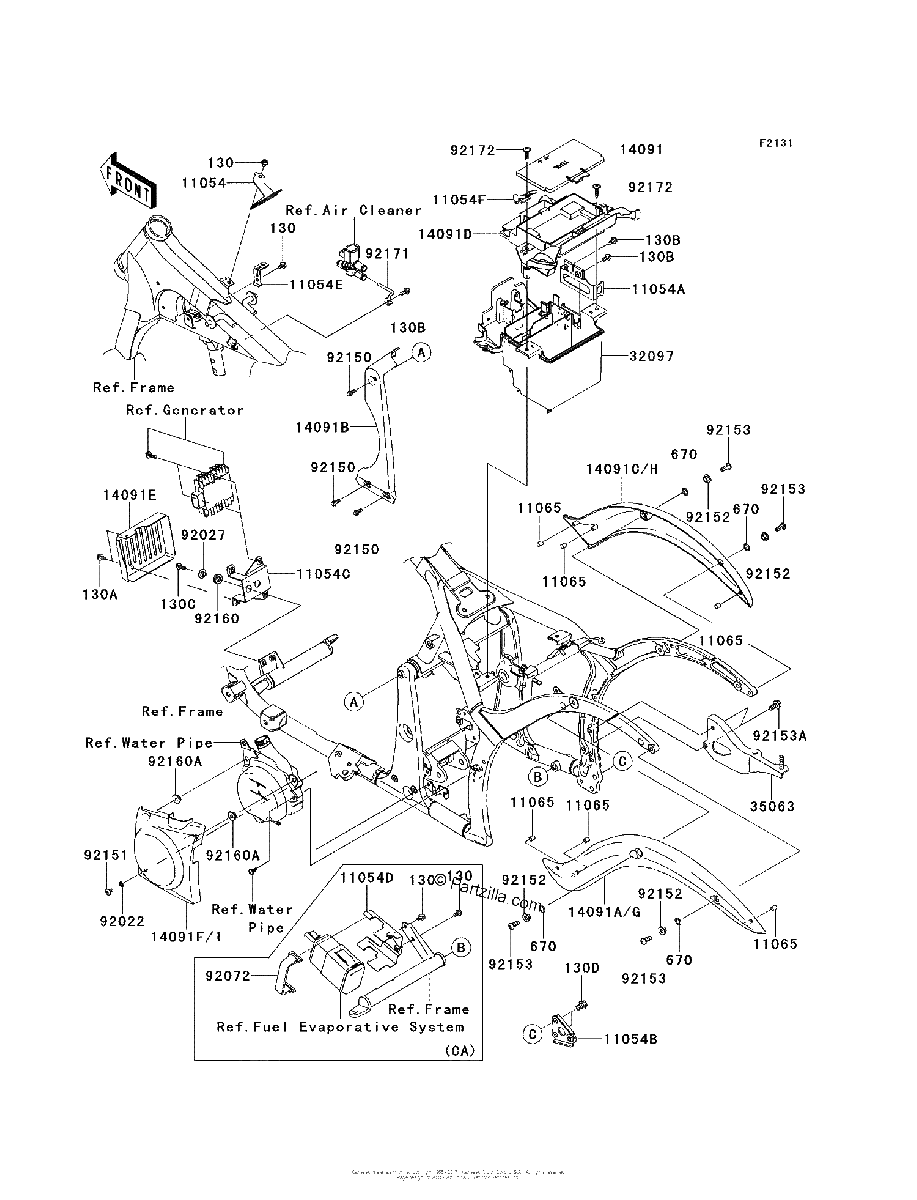 Diagrama de FRAME FITTINGS