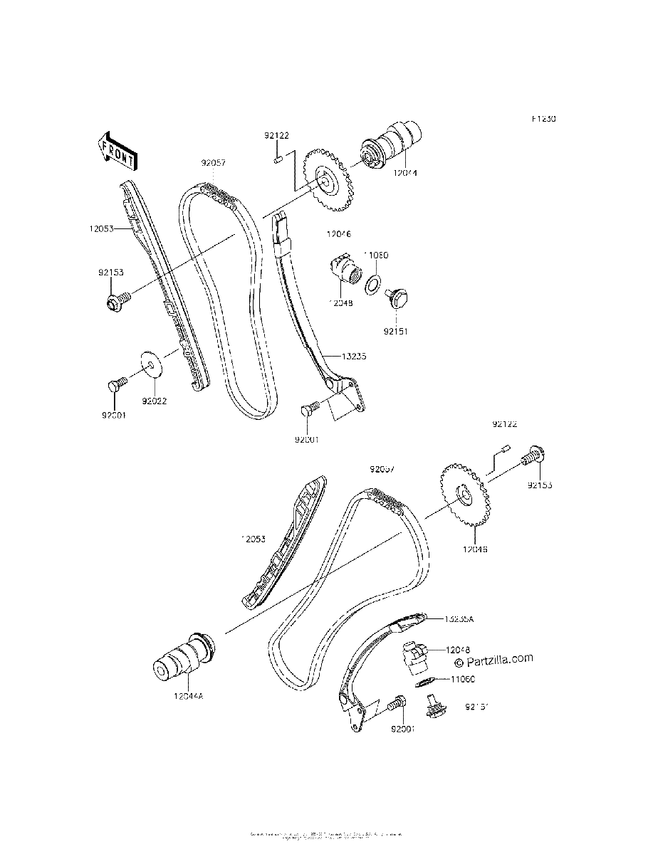 Diagrama de CAMSHAFT S TENSIONER