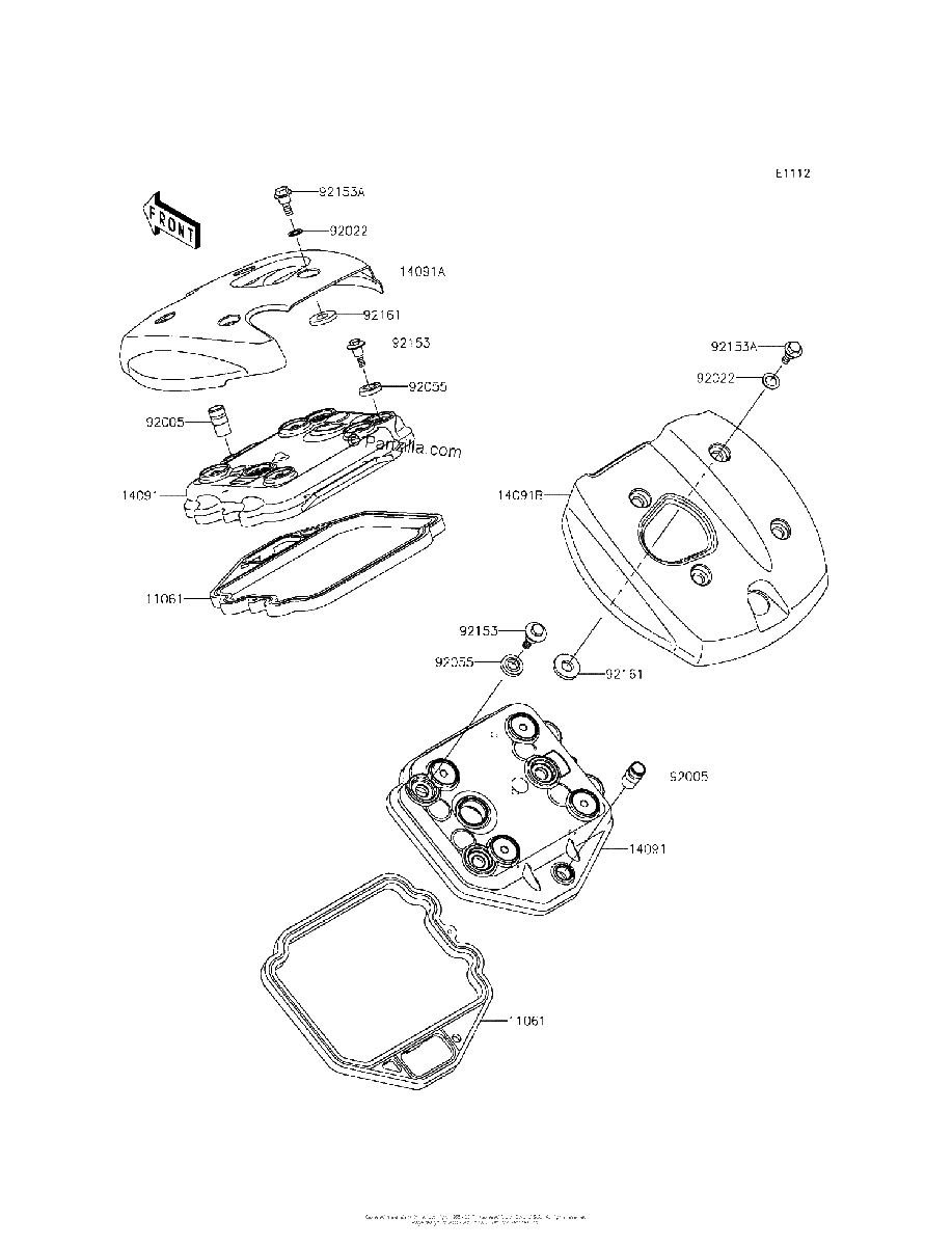 Diagrama de CYLINDER HEAD COVER