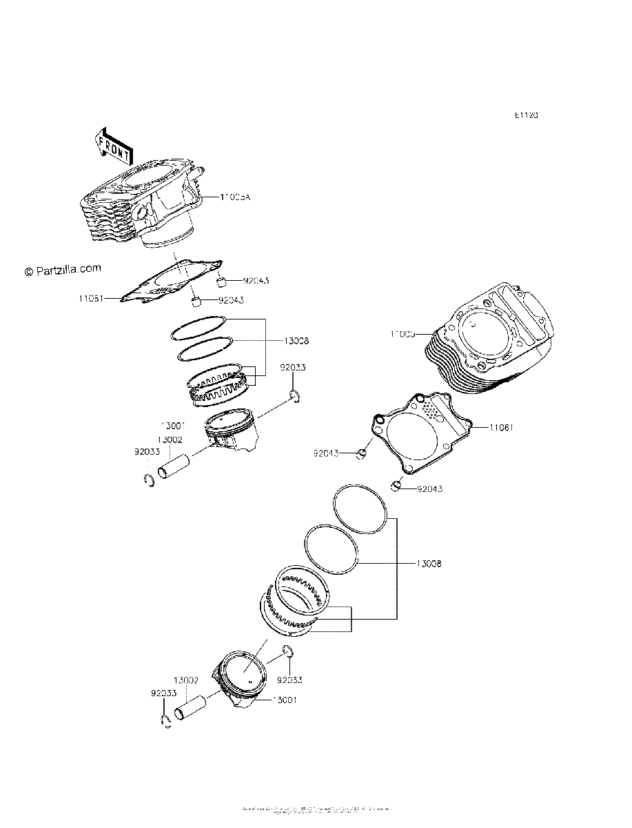 Diagrama de CYLINDER PISTON S