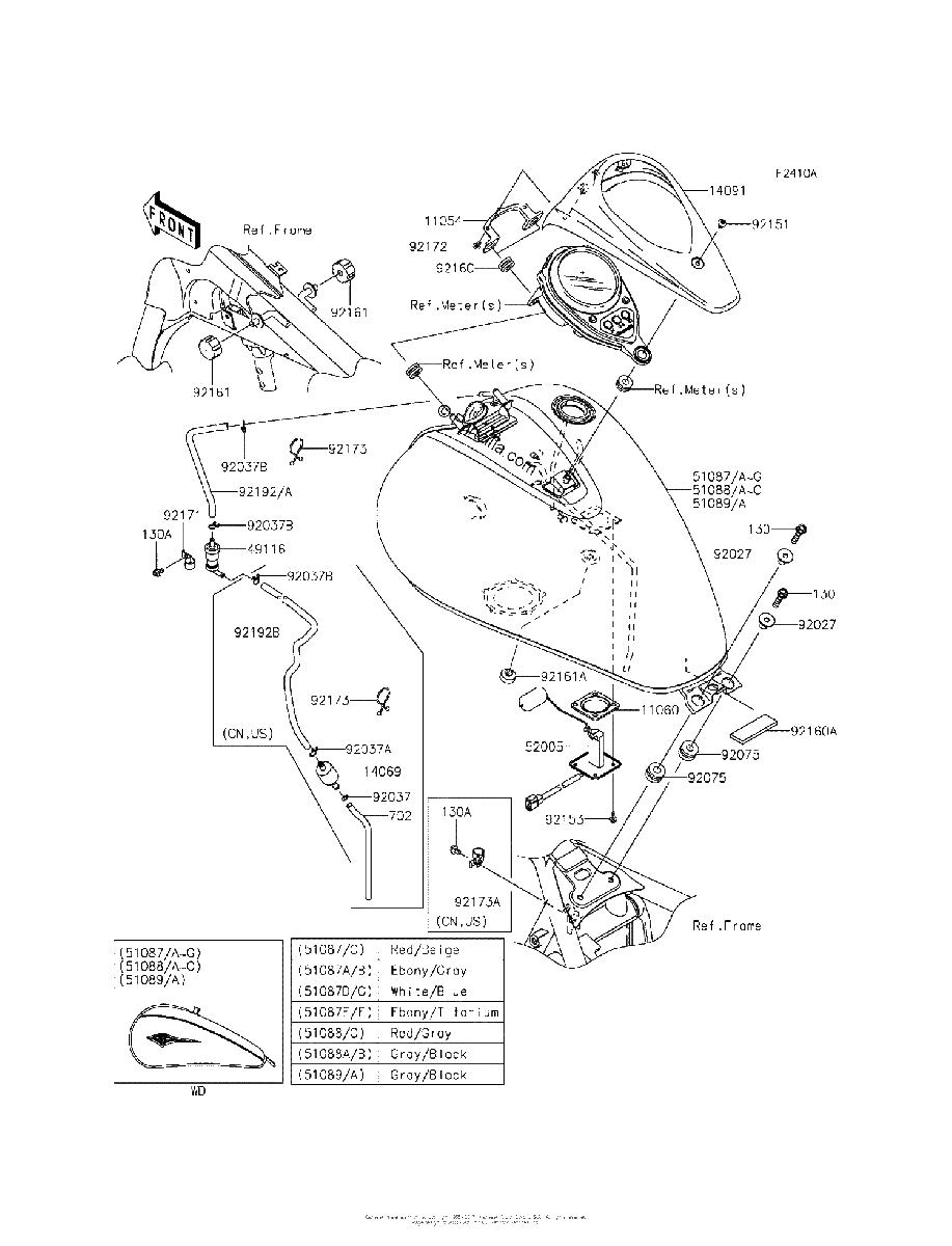 Diagrama de FUEL TANK DCF DFF