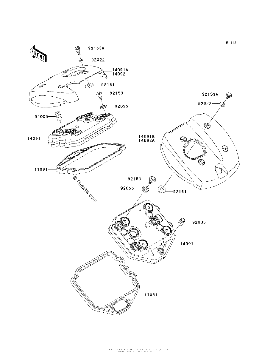 Diagrama de CYLINDER HEAD COVER