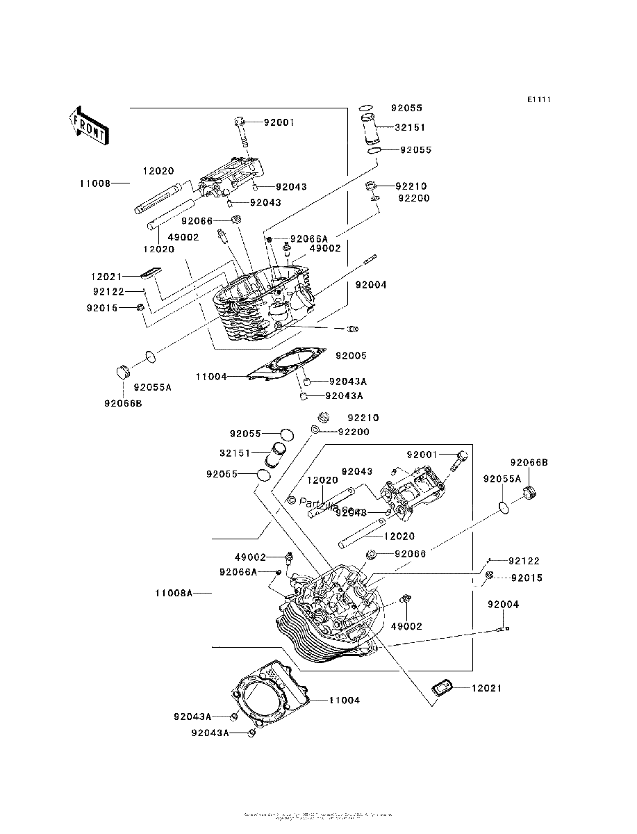 Diagrama de CYLINDER HEAD