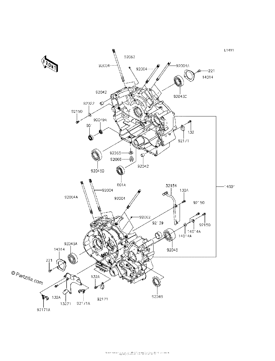 Diagrama de CRANKCASE