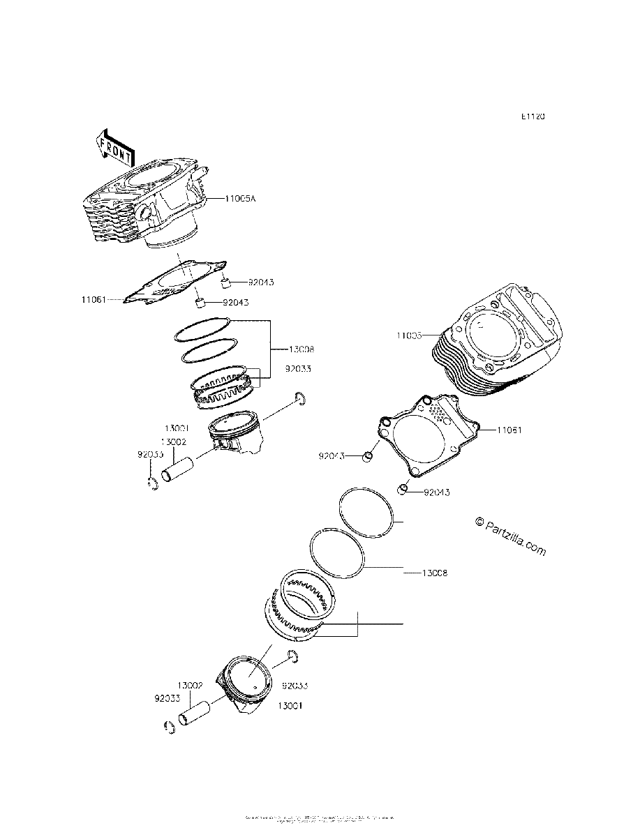 Diagrama de CYLINDER PISTON S