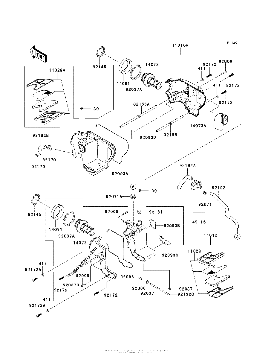 Diagrama de AIR CLEANER