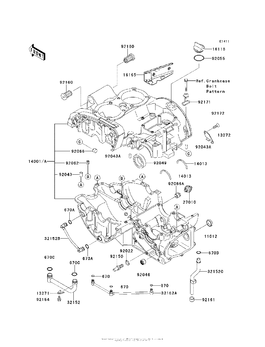 Diagrama de CRANKCASE