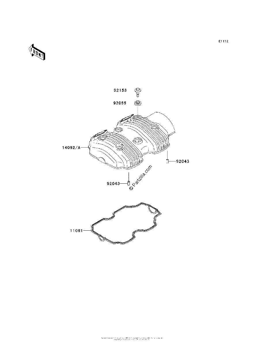 Diagrama de CYLINDER HEAD COVER