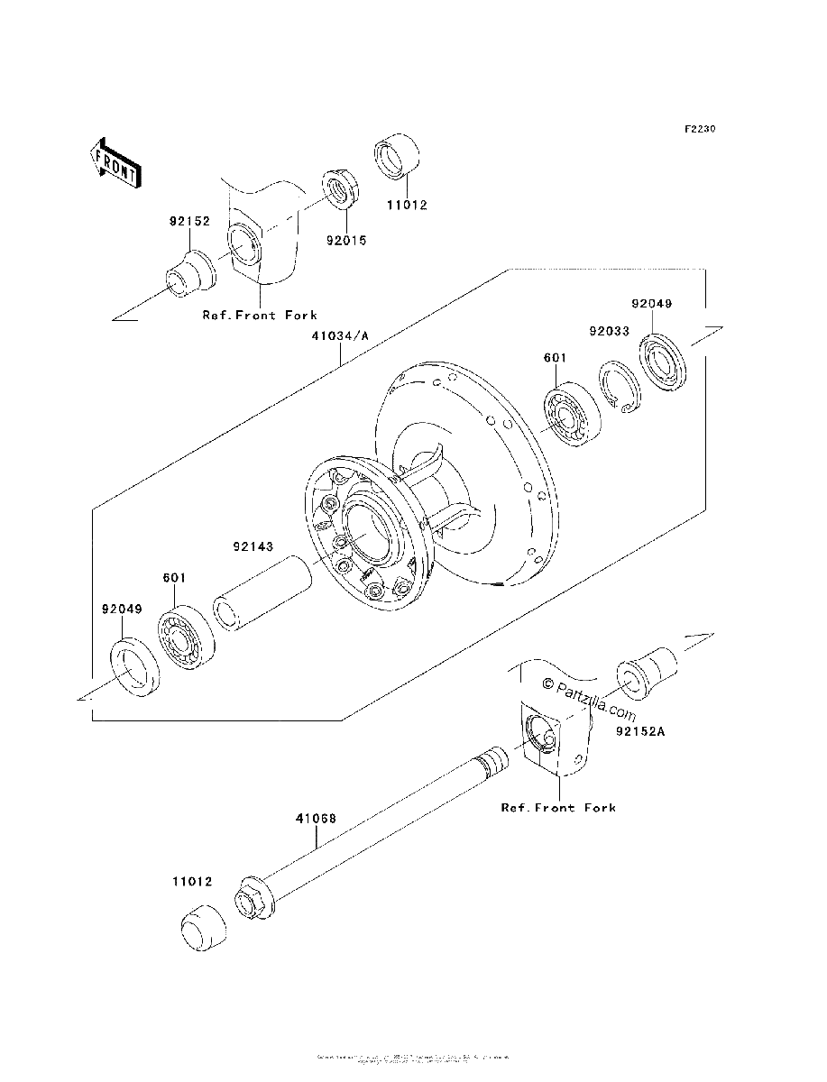 Diagrama de FRONT HUB