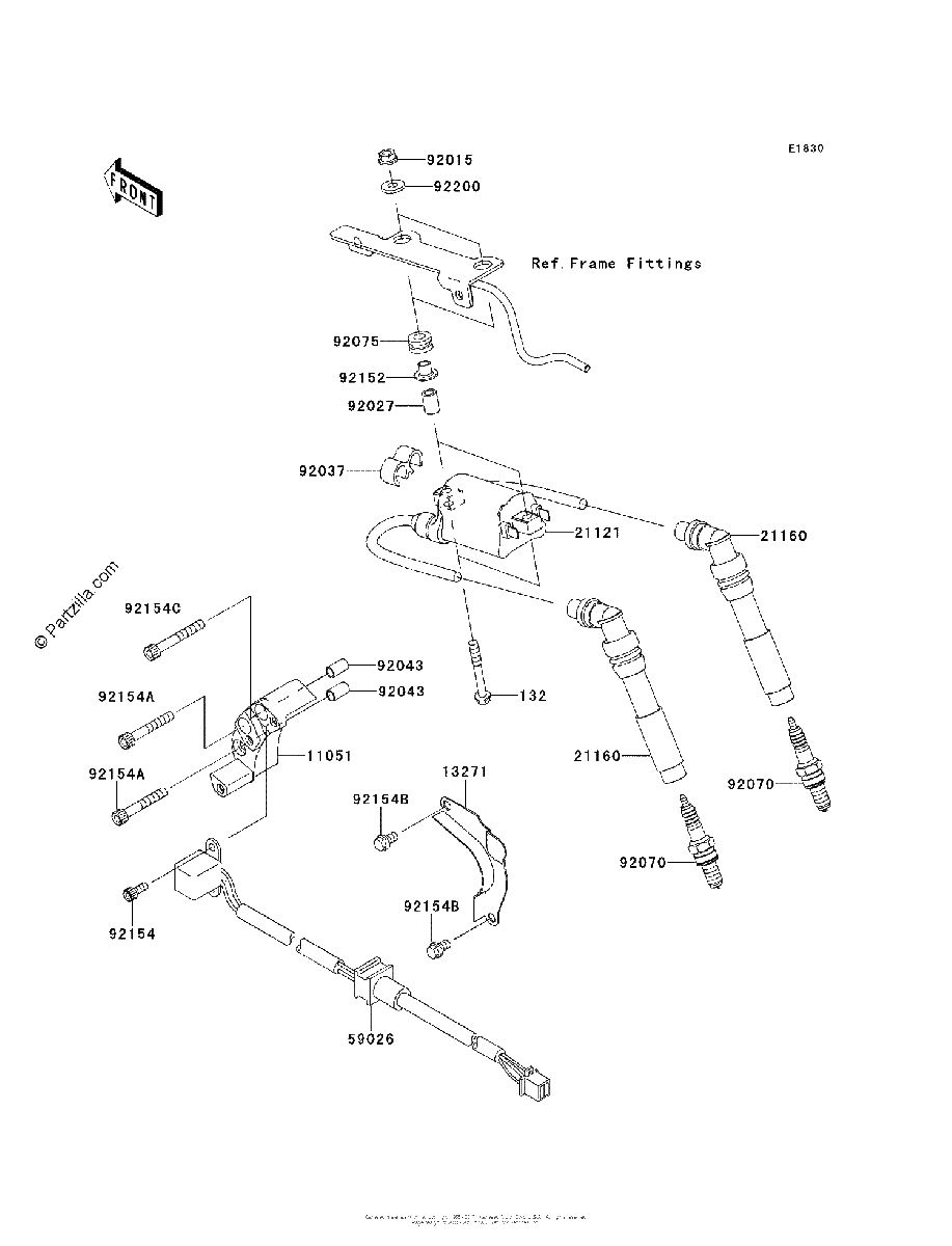 Diagrama de IGNITION SYSTEM