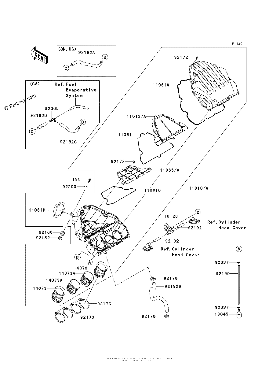 Diagrama de AIR CLEANER