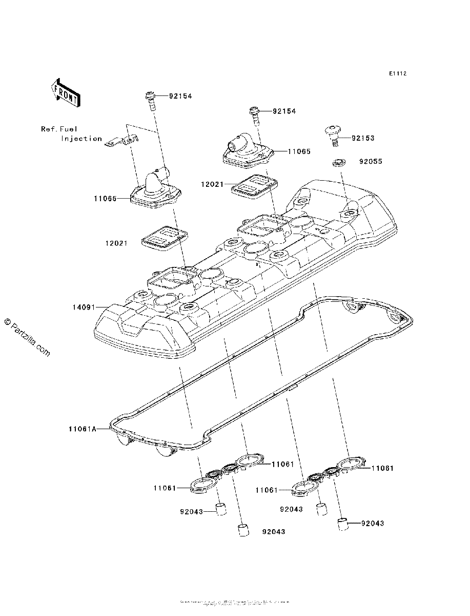 Diagrama de CYLINDER HEAD COVER