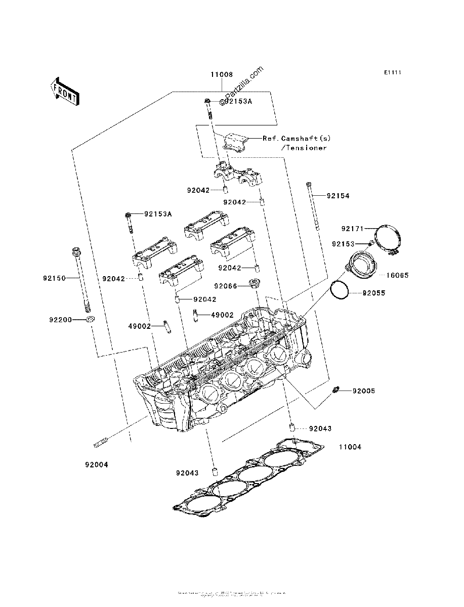 Diagrama de CYLINDER HEAD