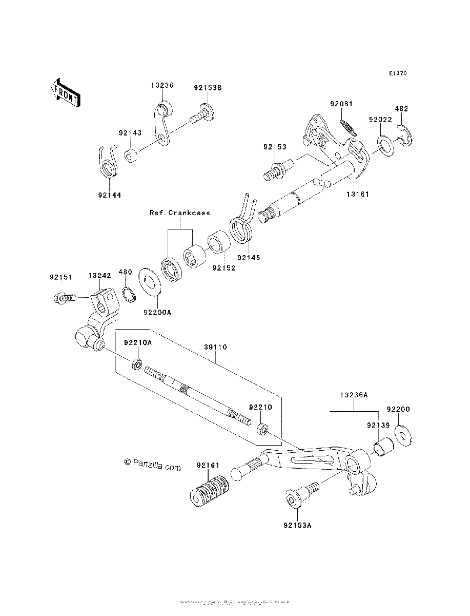 Diagrama de GEAR CHANGE MECHANISM