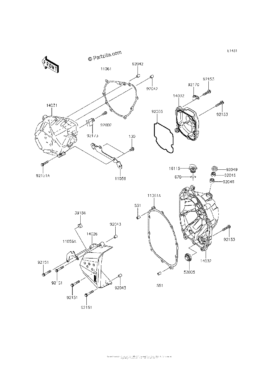 Diagrama de ENGINE COVER S
