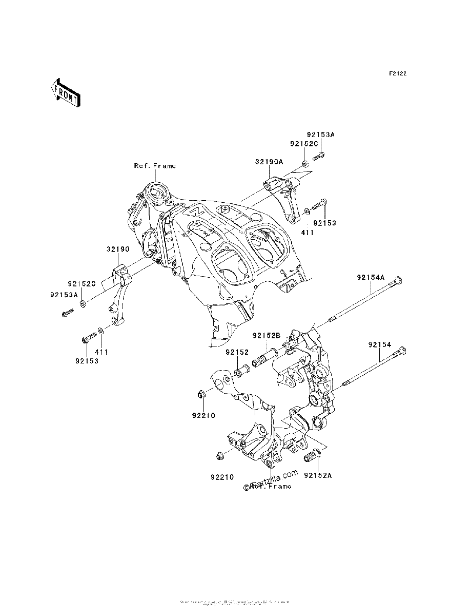Diagrama de ENGINE MOUNT