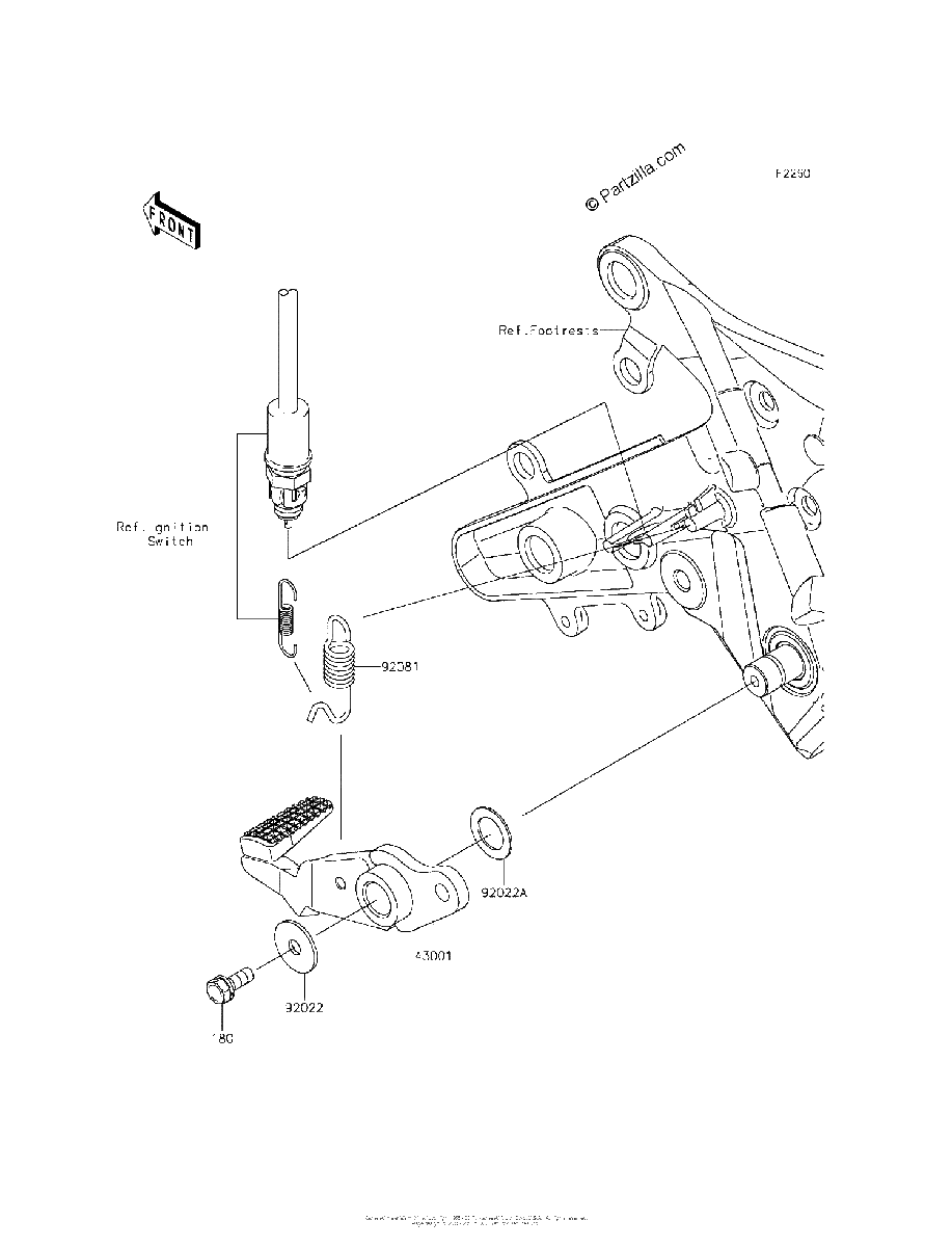 Diagrama de BRAKE PEDAL