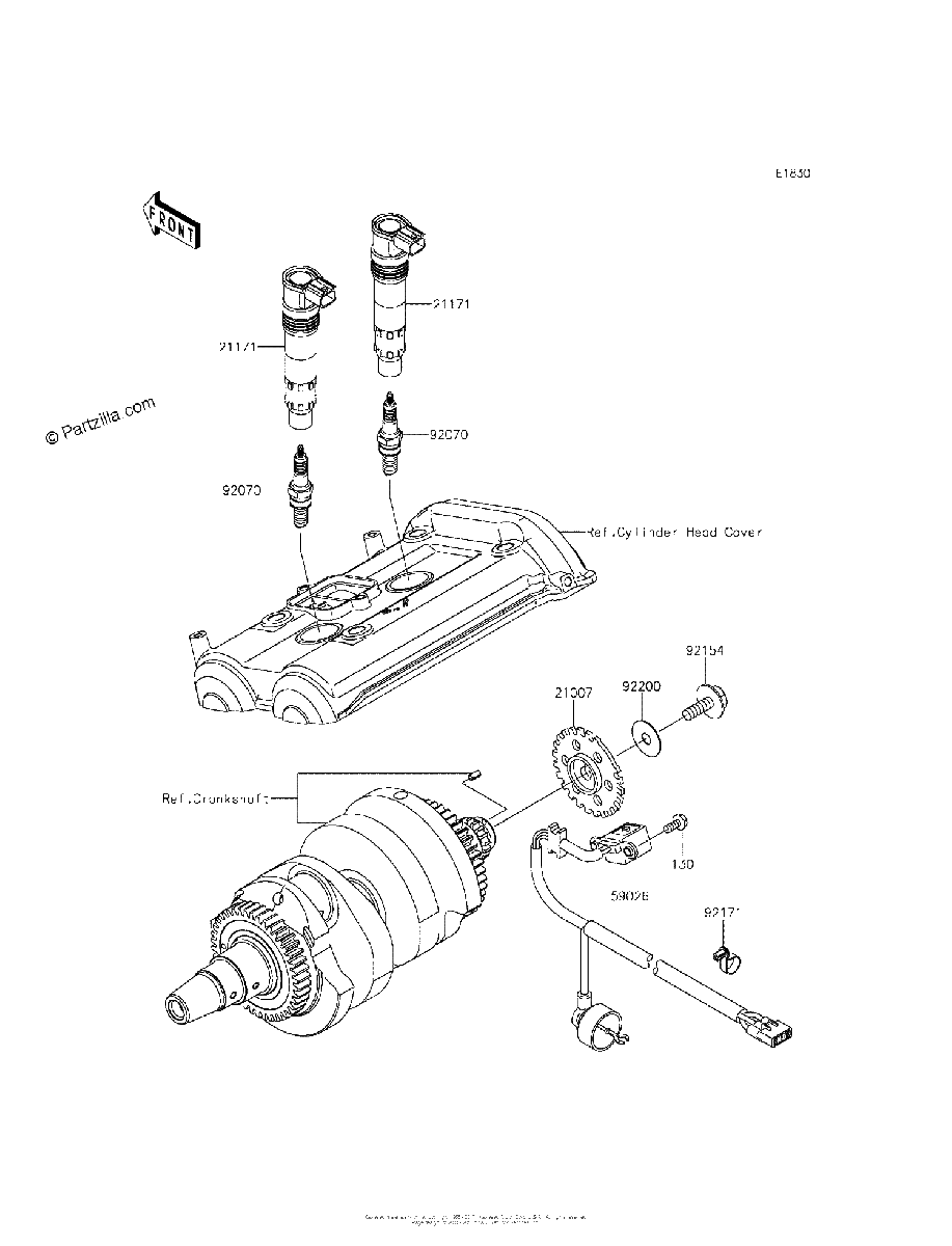 Diagrama de IGNITION SYSTEM