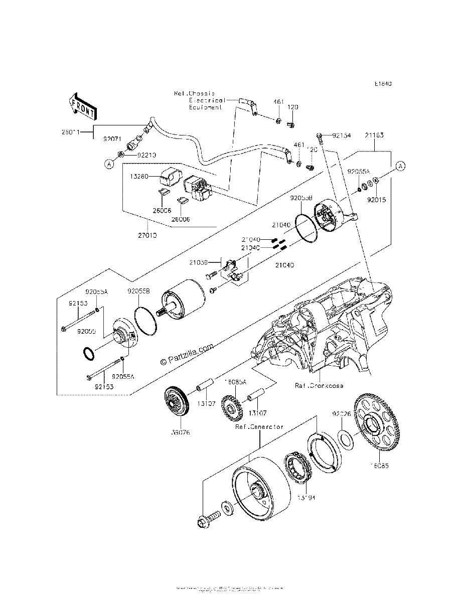 Diagrama de STARTER MOTOR