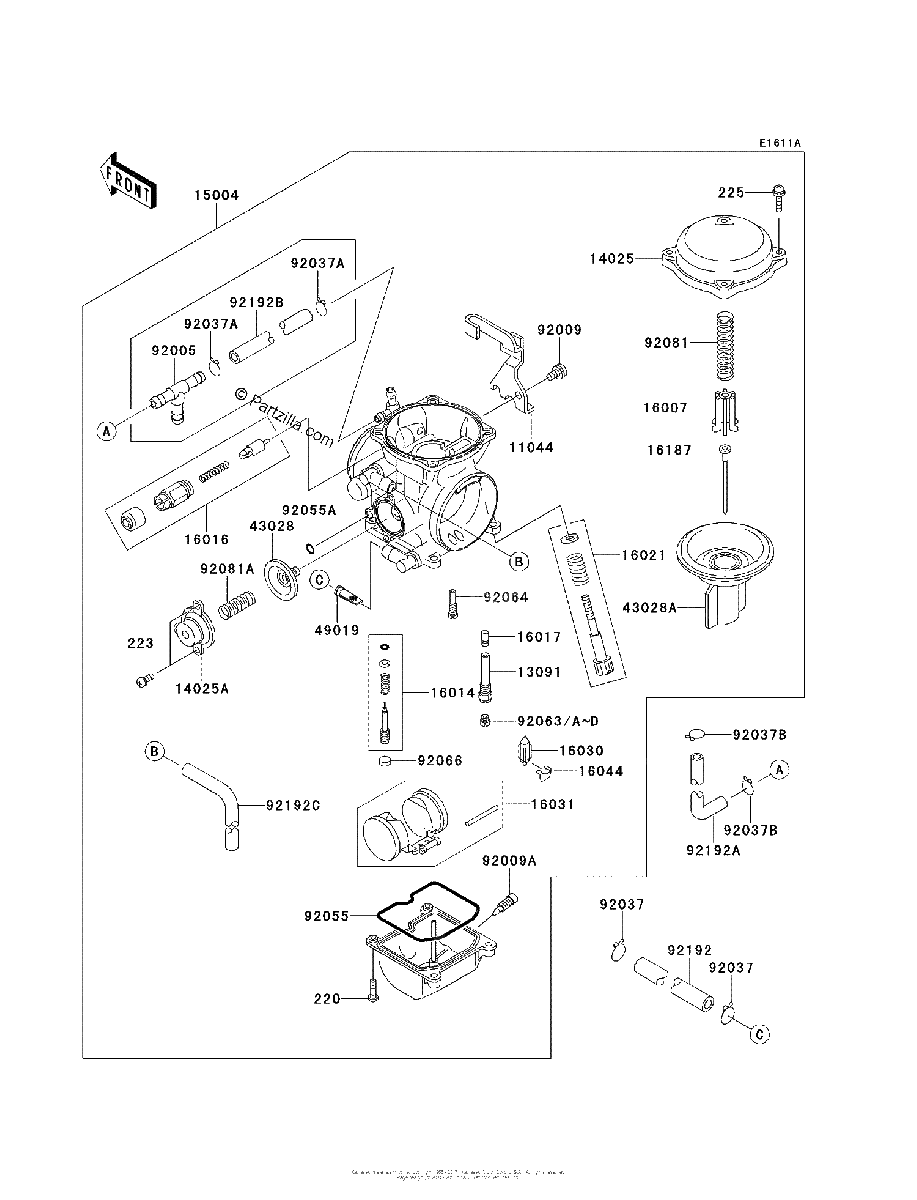 Diagrama de CARBURETOR CA