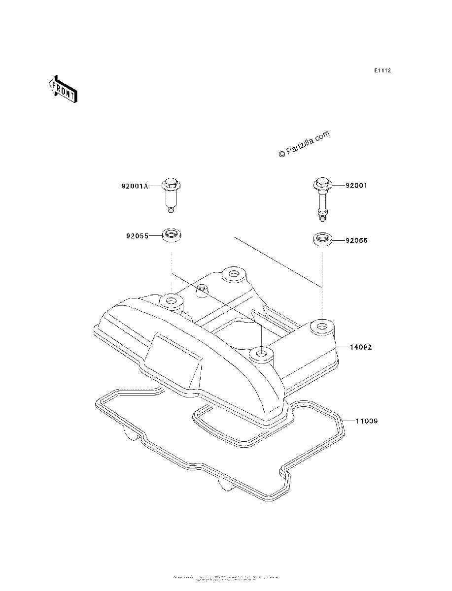 Diagrama de CYLINDER HEAD COVER