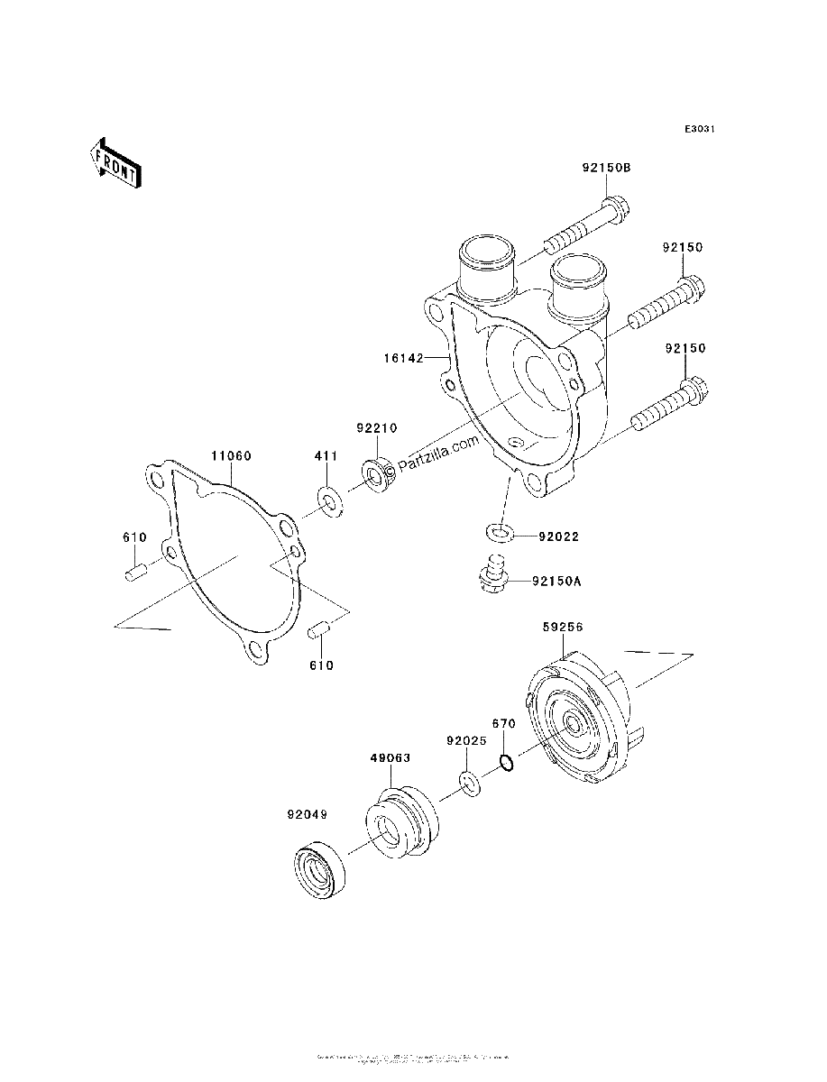 Diagrama de WATER PUMP