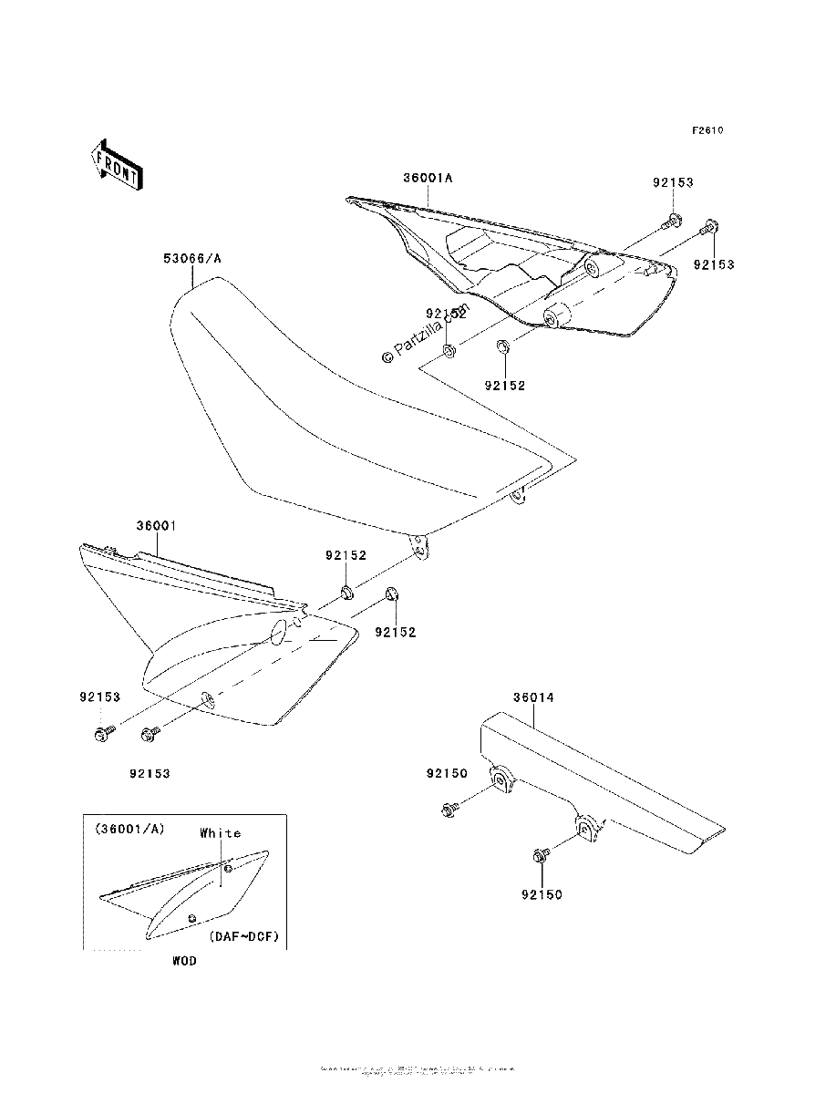 Diagrama de SIDE COVERS CHAIN COVER