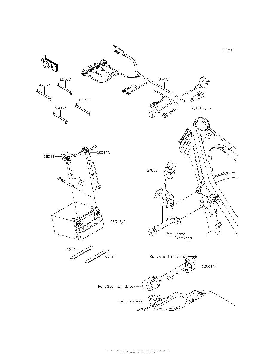 Diagrama de CHASSIS ELECTRICAL EQUIPMENT