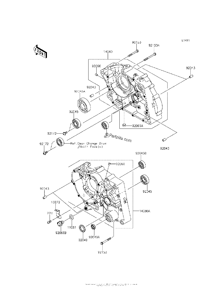 Diagrama de CRANKCASE
