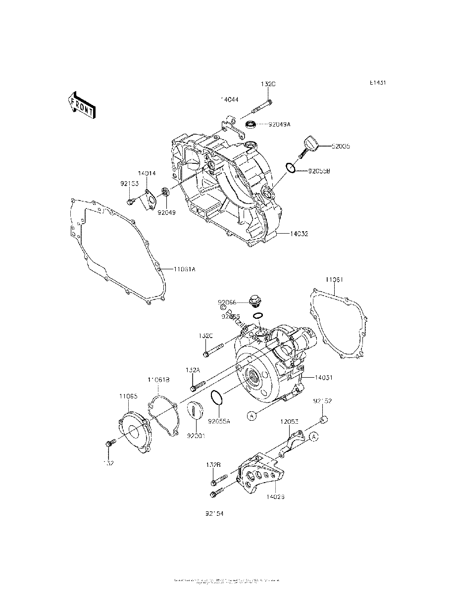 Diagrama de ENGINE COVER S