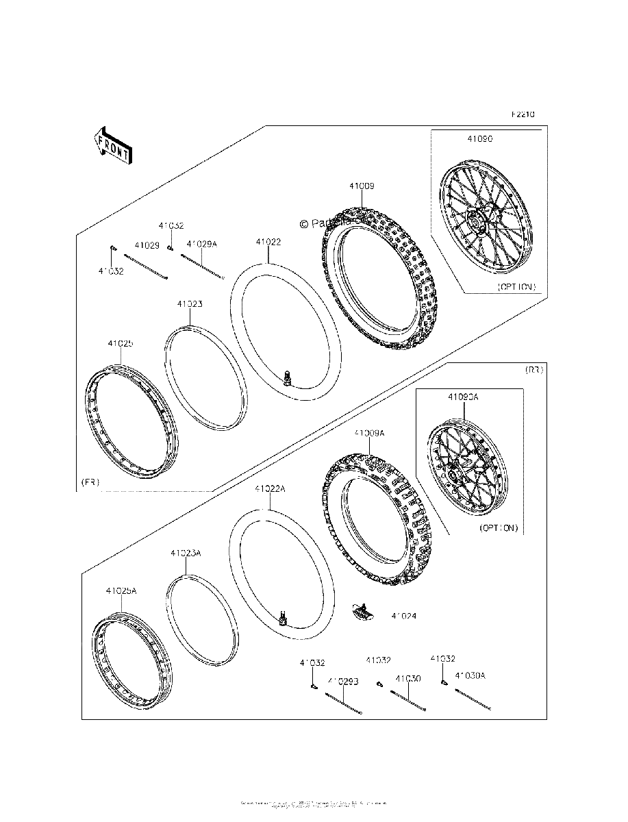 Diagrama de WHEELS TIRES