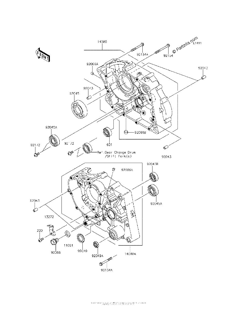 Diagrama de CRANKCASE