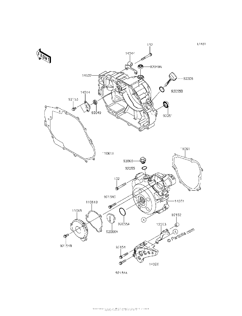 Diagrama de ENGINE COVER S