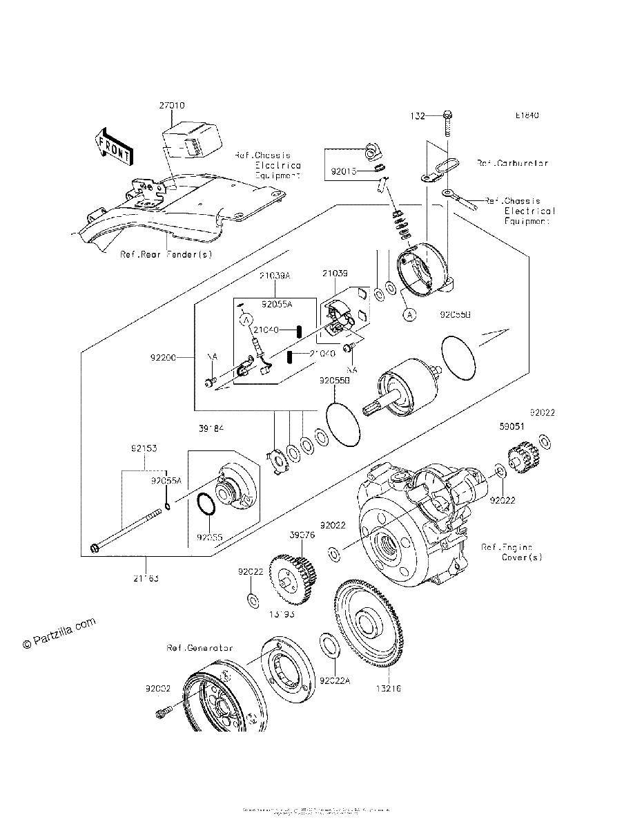 Diagrama de STARTER MOTOR