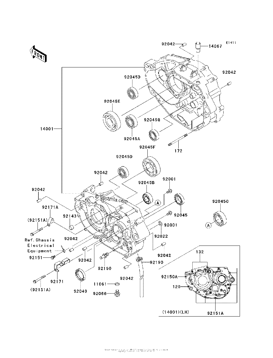 Diagrama de CRANKCASE