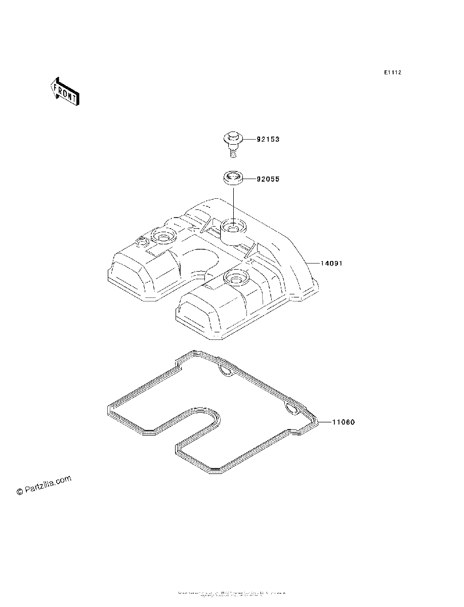 Diagrama de CYLINDER HEAD COVER