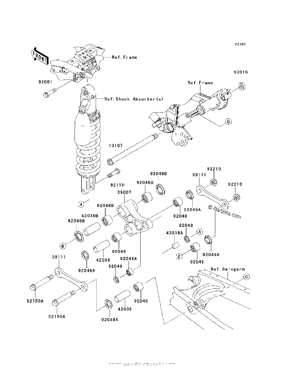 Diagrama de REAR SUSPENSION