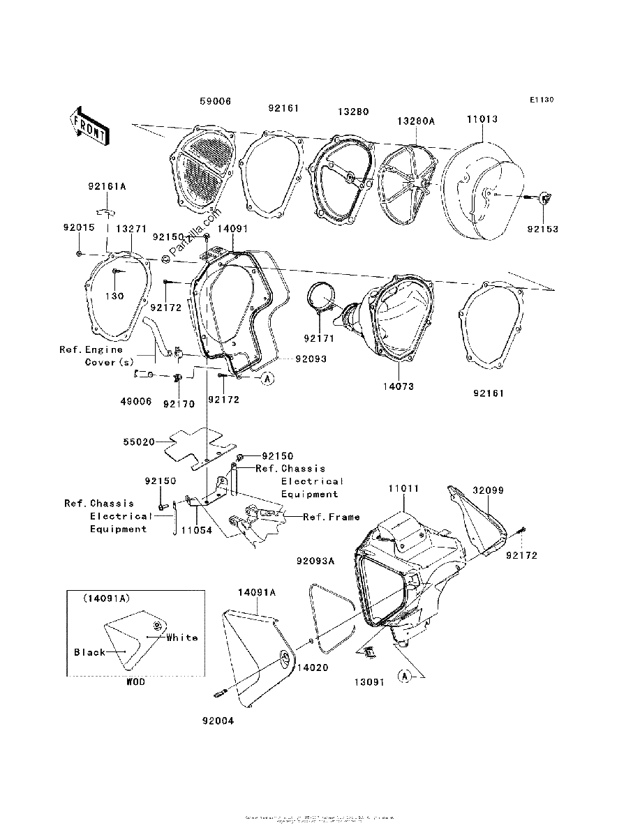 Diagrama de AIR CLEANER