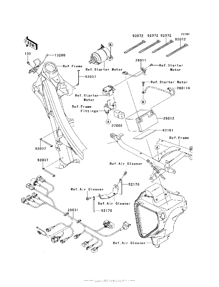 Diagrama de CHASSIS ELECTRICAL EQUIPMENT