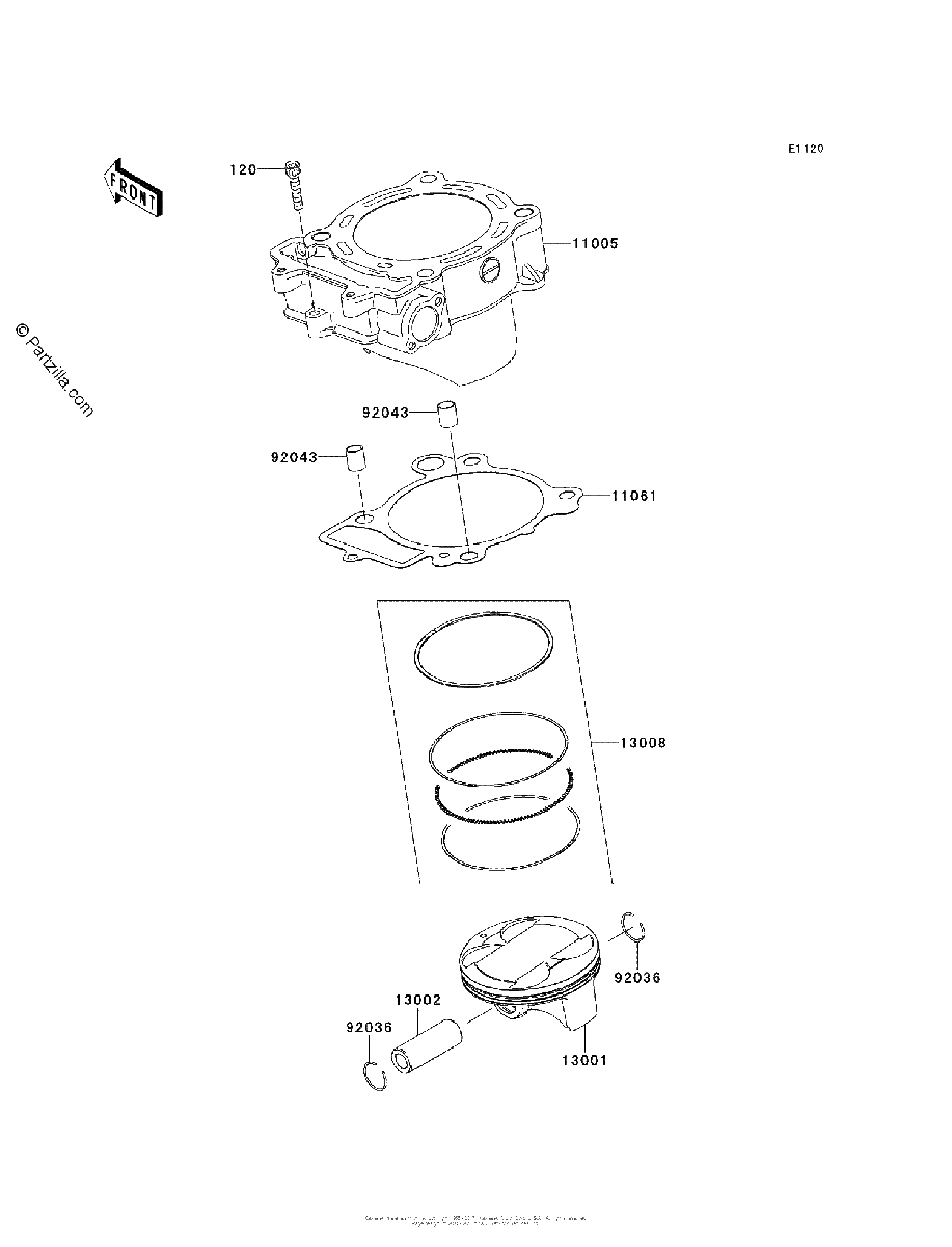 Diagrama de CYLINDER PISTON S