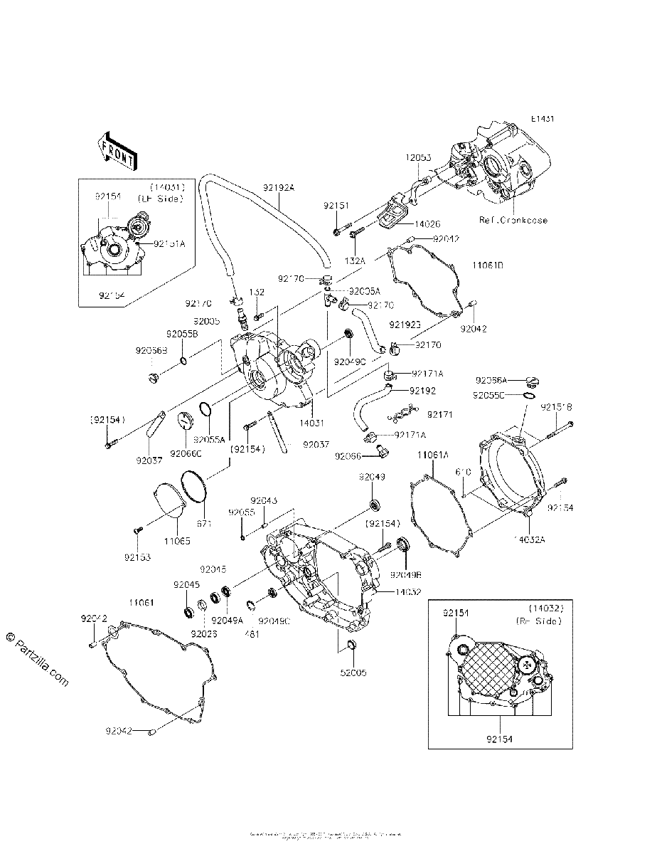 Diagrama de ENGINE COVER S