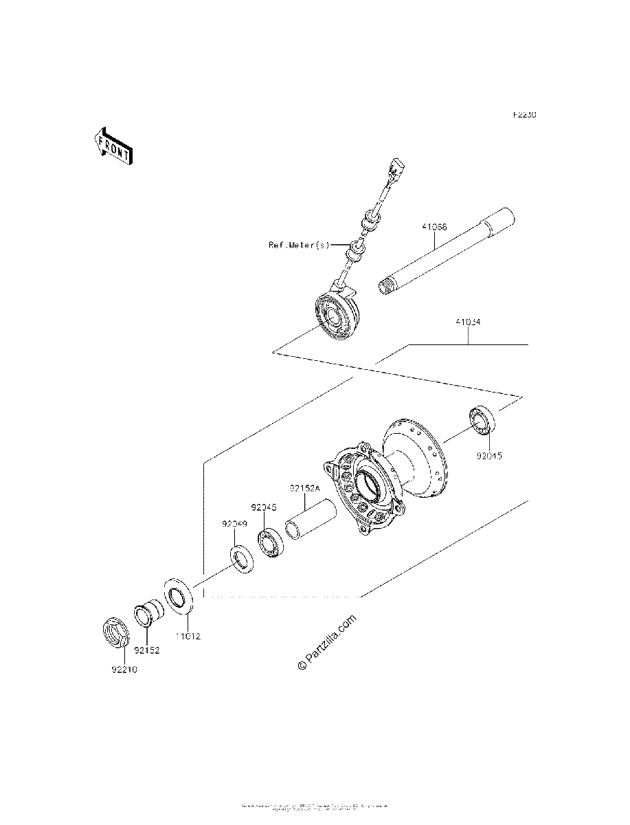 Diagrama de FRONT HUB