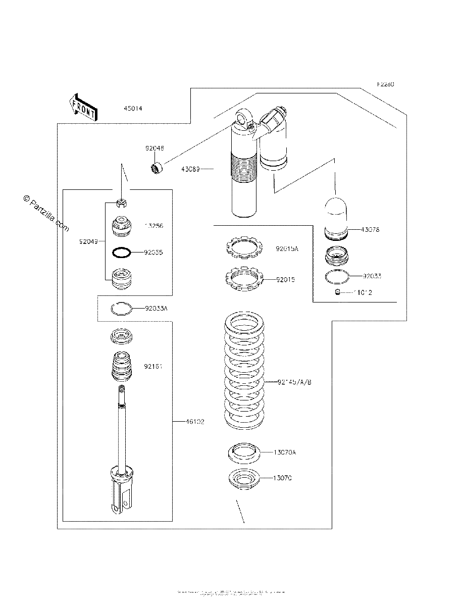 Diagrama de SHOCK ABSORBER S