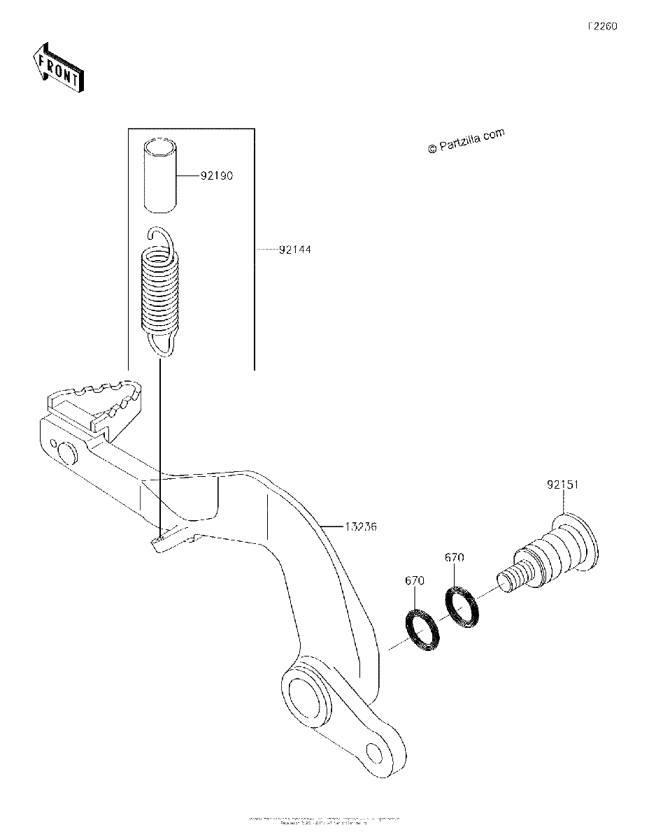 Diagrama de BRAKE PEDAL