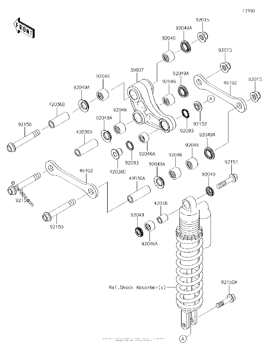 Diagrama de REAR SUSPENSION